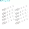 LED 5mm Trong Suốt Màu Đỏ Chân Ngắn